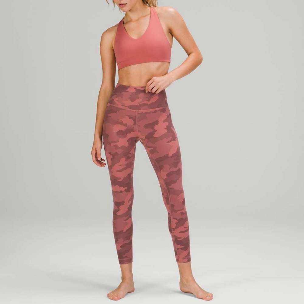 LULULEMON CAMO ALIGN HIGH RISE 25" LEGGINGS SIZE 2